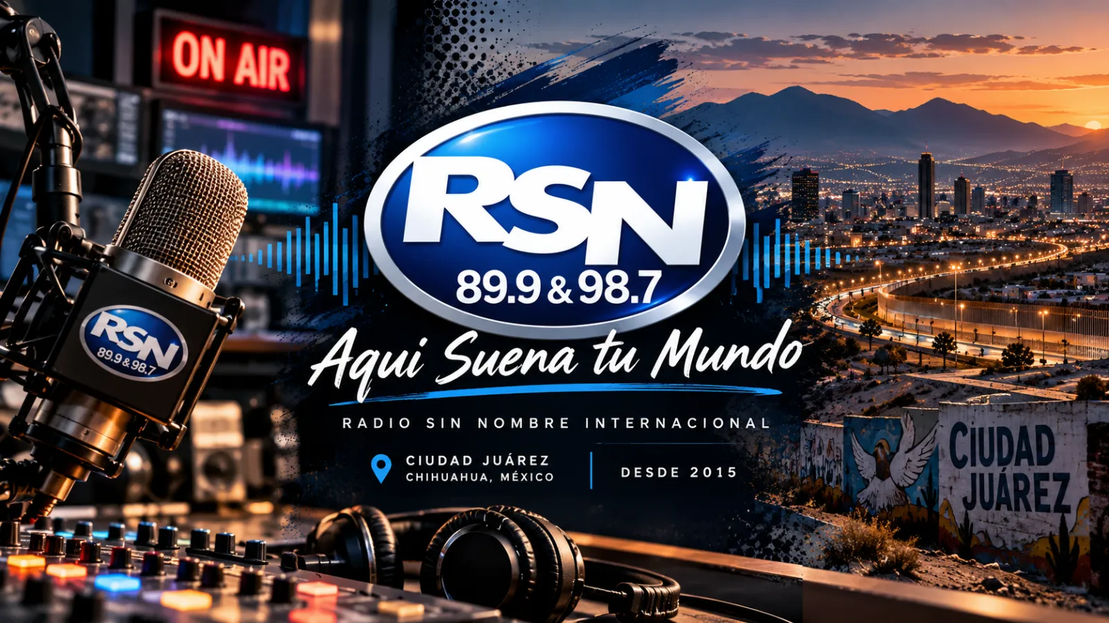 Radio Sin Nombre Internacional Ciudad Juárez, México · Desde 2015